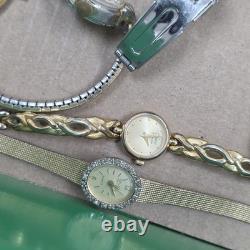 VINTAGE WATCH Large LOT Women Quartz/Mechanical Different Brands Parts/Repair
