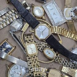 VINTAGE WATCH Large LOT Women Quartz/Mechanical Different Brands Parts/Repair