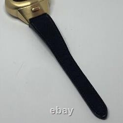 VTG 1973 Pulsar Time Computer Oval Ladies 14K GF LED Watch For Repair/Parts Mint