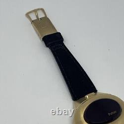 VTG 1973 Pulsar Time Computer Oval Ladies 14K GF LED Watch For Repair/Parts Mint