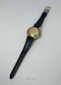 VTG 1973 Pulsar Time Computer Oval Ladies 14K GF LED Watch For Repair/Parts Mint