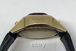 VTG 1973 Pulsar Time Computer Oval Ladies 14K GF LED Watch For Repair/Parts Mint