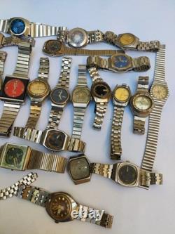 VTG Automatic Watches Lot 33pcs Seiko, Orient, Omax, 2Citizen For Parts Reapair
