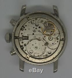 VTG BAUME-MERCIER Geneve Steel Chronograph. Cal 7750. For Parts