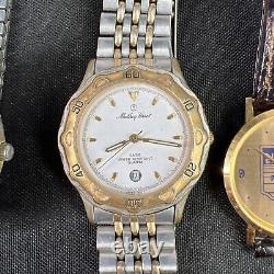 VTG Men Wristwatch Assorted Lot Estate Tissot, Caravelle Bulova, Armitron PARTS