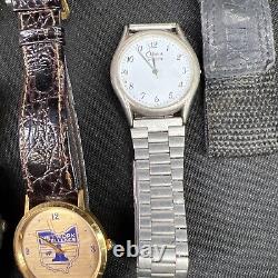 VTG Men Wristwatch Assorted Lot Estate Tissot, Caravelle Bulova, Armitron PARTS