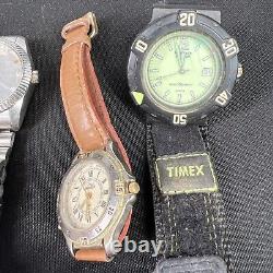 VTG Men Wristwatch Assorted Lot Estate Tissot, Caravelle Bulova, Armitron PARTS