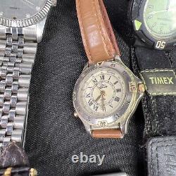 VTG Men Wristwatch Assorted Lot Estate Tissot, Caravelle Bulova, Armitron PARTS