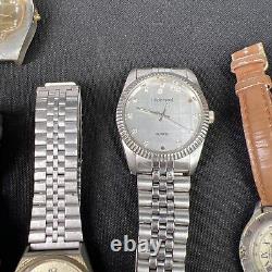 VTG Men Wristwatch Assorted Lot Estate Tissot, Caravelle Bulova, Armitron PARTS