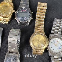 VTG Men Wristwatch Assorted Lot Estate Tissot, Caravelle Bulova, Armitron PARTS