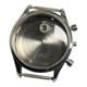 VTG NOS 34mm CHRONOGRAPH STAINLESS STEEL WATCH CASE FOR PARTS JG1-2