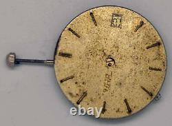 VTG OMEGA Movement & Dial. Cal 1110. S/N 47148599. For Parts