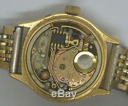 VTG OMEGA QUARTZ Gold Plated Watch. Ref 196 0123, Cal 1345. For Repairs