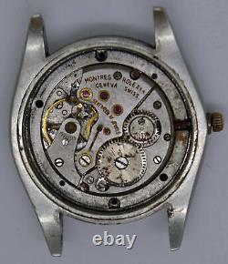 VTG ROLEX PRECISION Steel Wristwatch. Ref 6694. Cal 122. For Repairs