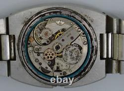 VTG SETH THOMAS ROCKSHELL Steel Wristwatch. Cal 35. For Parts