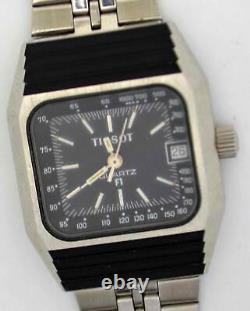 VTG TISSOT F1 QUARTZ Steel Wristwatch. Ref 33.031, Cal 2012