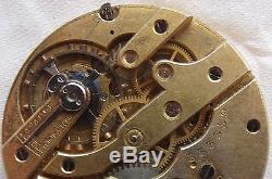 Vacheron Constantin Pocket watch movement stem to 3 center wheel broken