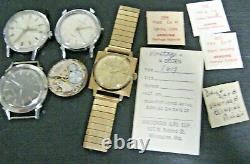 Vantage Hamilton Watches and Parts some salesmen samples good lot