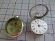 Verge / fusee pocket watch for parts spares and or repairs pair cased 55mm