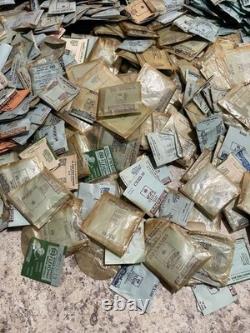 Vin NOS Lot Of 1400 Watch Parts Crystals Many Brands &sizes Hamilton Elgin #10