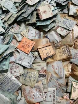 Vin NOS Lot Of 1400 Watch Parts Crystals Many Brands &sizes Hamilton Elgin #10