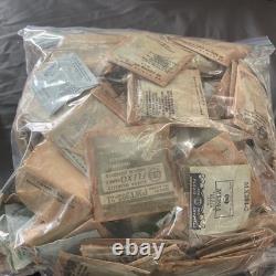 Vin NOS Lot Of 1400 Watch Parts Crystals Many Brands &sizes Hamilton Elgin #13
