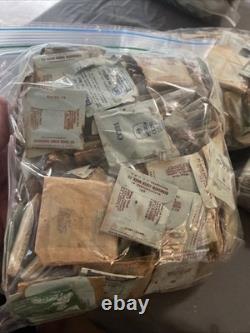 Vin NOS Lot Of 1400 Watch Parts Crystals Many Brands &sizes Hamilton Elgin #17