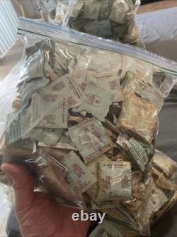 Vin NOS Lot Of 1400 Watch Parts Crystals Many Brands &sizes Hamilton Elgin #17