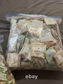 Vin NOS Lot Of 1400 Watch Parts Crystals Many Brands &sizes Hamilton Elgin #17