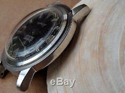 Vintage 1.8 Mil Serial Zodiac Sea Wolf Divers Watch FOR PARTS OR RESTORATION