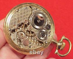 Vintage 16 Size Polaris 21 Jewel South Bend Rare Repair Project Pocket Watch