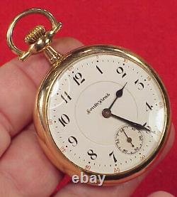 Vintage 16 Size Polaris 21 Jewel South Bend Rare Repair Project Pocket Watch