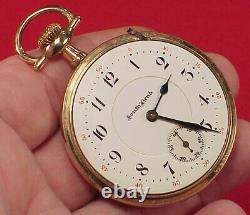 Vintage 16 Size Polaris 21 Jewel South Bend Rare Repair Project Pocket Watch