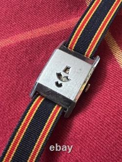 Vintage 1930s Art Deco Jump Hour Watch for Repair Restore Parts NO WORK AS IS