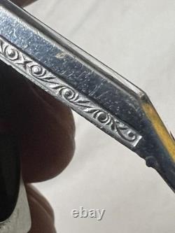 Vintage 1930s Art Deco Jump Hour Watch for Repair Restore Parts NO WORK AS IS