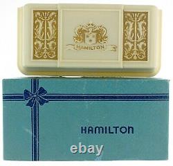 Vintage 1947 Ladies Hamilton 17J 721 Watch 14k GF Original Box NOT WORKING