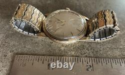 Vintage 1950's Omega Automatic 10KGF Swiss Mens Wristwatch Watch for repair