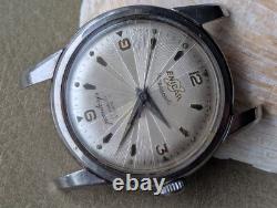 Vintage 1957 Enicar Ultrasonic Seapearl withBrevet Divers Case FOR PARTS/REPAIR