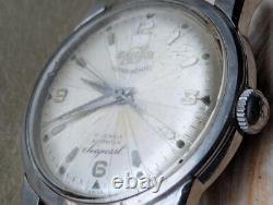 Vintage 1957 Enicar Ultrasonic Seapearl withBrevet Divers Case FOR PARTS/REPAIR