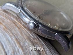 Vintage 1957 Enicar Ultrasonic Seapearl withBrevet Divers Case FOR PARTS/REPAIR