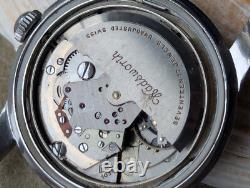 Vintage 1957 Enicar Ultrasonic Seapearl withBrevet Divers Case FOR PARTS/REPAIR