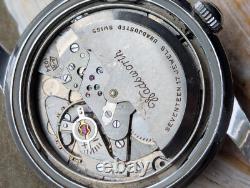Vintage 1957 Enicar Ultrasonic Seapearl withBrevet Divers Case FOR PARTS/REPAIR