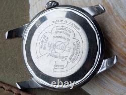 Vintage 1957 Enicar Ultrasonic Seapearl withBrevet Divers Case FOR PARTS/REPAIR