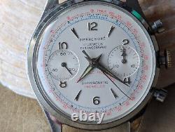 Vintage 1960's Pierre Doré French Chronograph withVenus 188 Mvmt FOR PARTS/REPAIR