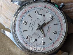 Vintage 1960's Pierre Doré French Chronograph withVenus 188 Mvmt FOR PARTS/REPAIR