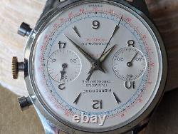 Vintage 1960's Pierre Doré French Chronograph withVenus 188 Mvmt FOR PARTS/REPAIR