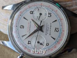 Vintage 1960's Pierre Doré French Chronograph withVenus 188 Mvmt FOR PARTS/REPAIR