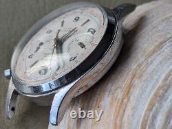 Vintage 1960's Pierre Doré French Chronograph withVenus 188 Mvmt FOR PARTS/REPAIR