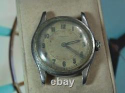 Vintage 1960s CONCORD 241F S. S. 17J Men's Military Watch - For Repair /Parts