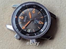 Vintage 1965 Ascot Super-Compressor Diver withOrange Patina, Runs FOR PARTS/REPAIR